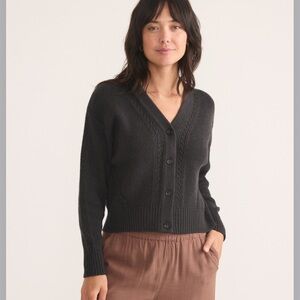 Marine layer robin crop cardigan